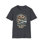 Saltwater Angler badge T-Shirt