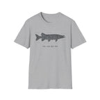 Musky "The Lake Bed Map" Fishing T-Shirt