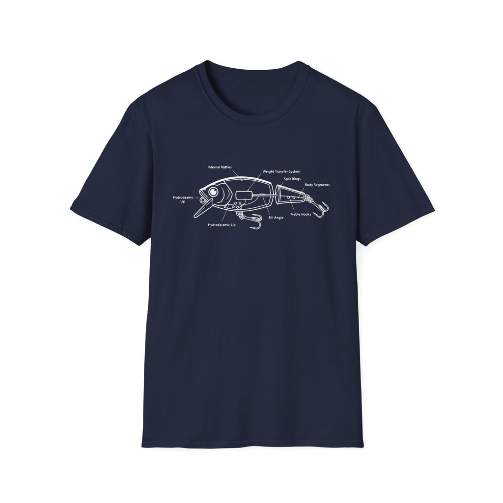 Fishing Lure Anatomy T-Shirt