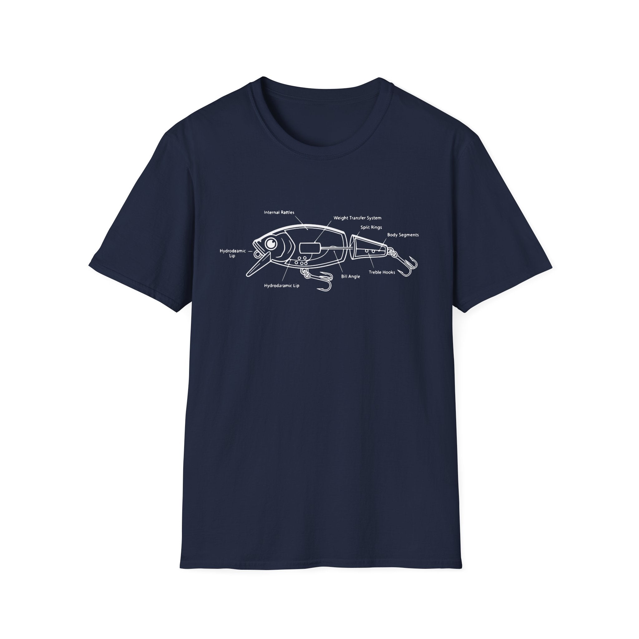 Fishing Lure Anatomy T-Shirt