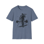 Angler Carrying Big Musky Outdoor Tee T-shirt