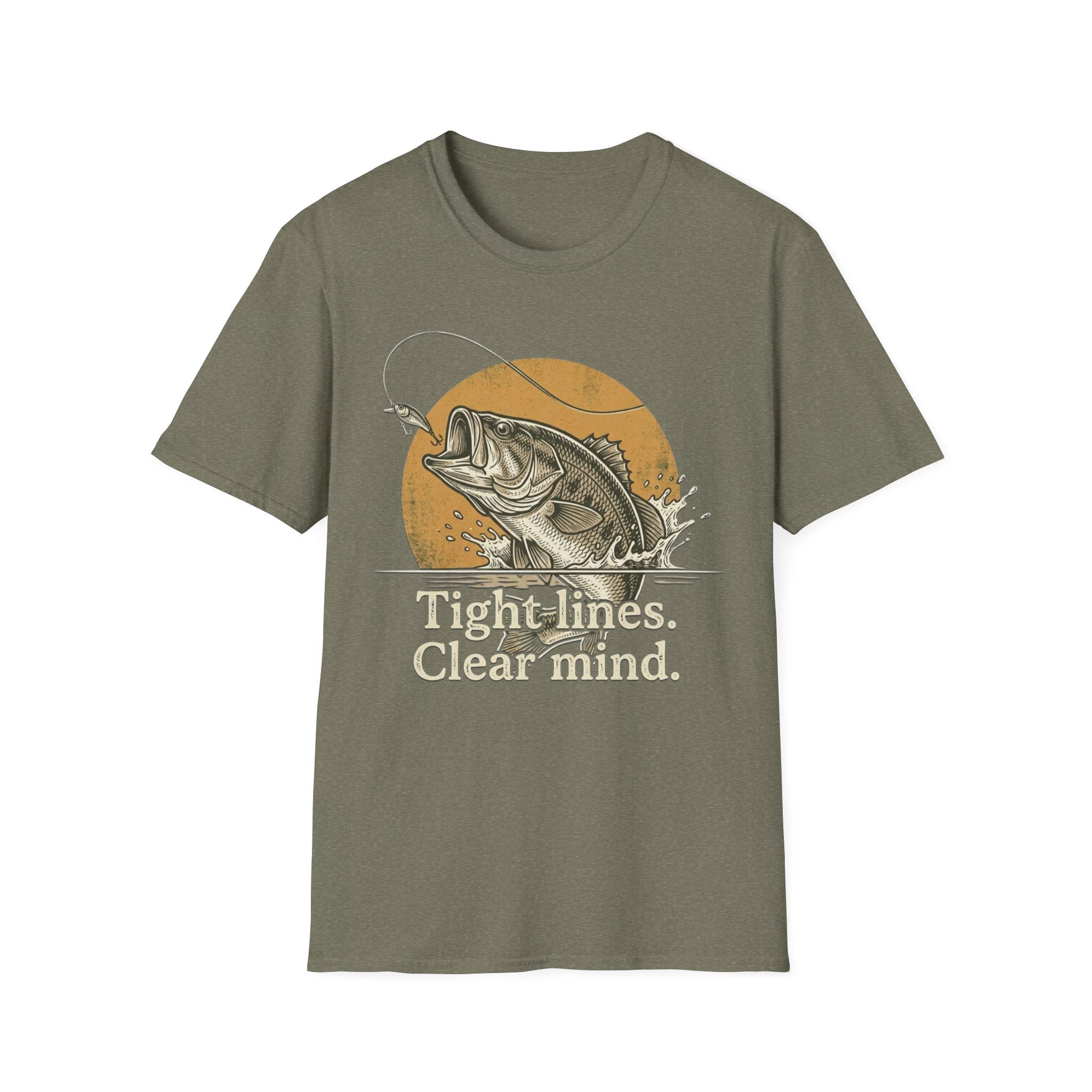 “Tight lines. Clear mind.” T-Shirt
