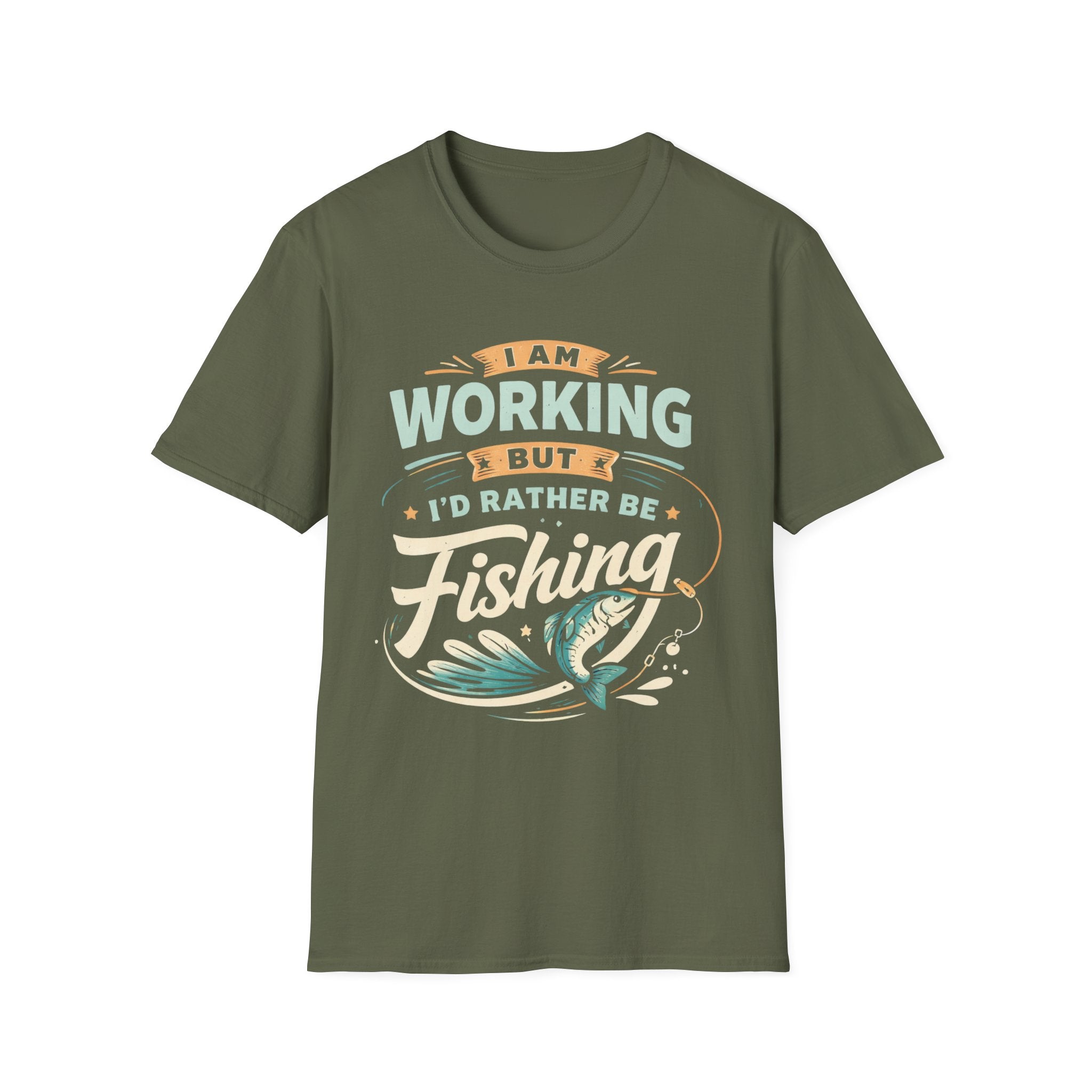 I'd Rather Be Fishing T‑Shirt