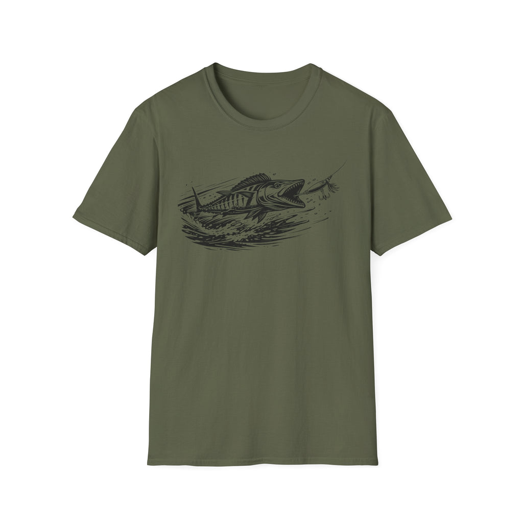 Striped Wahoo Fishing T-Shirt
