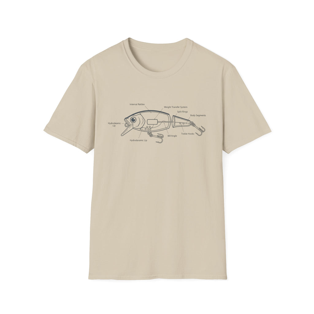 Fishing Lure Anatomy T-Shirt