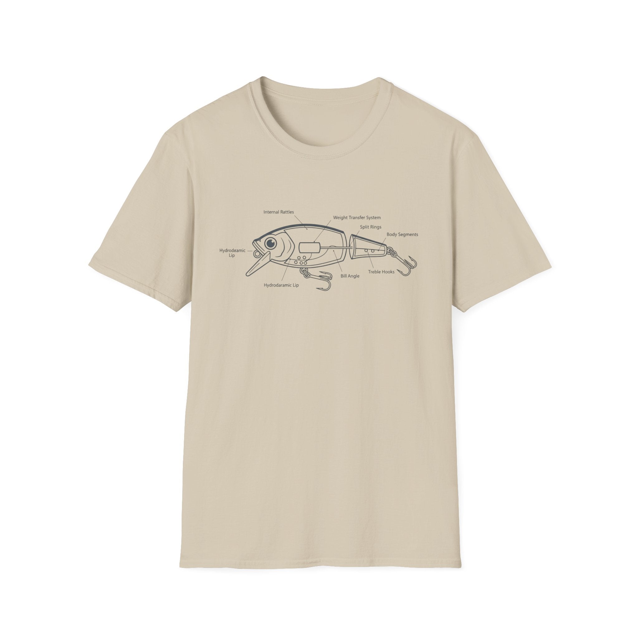 Fishing Lure Anatomy T-Shirt