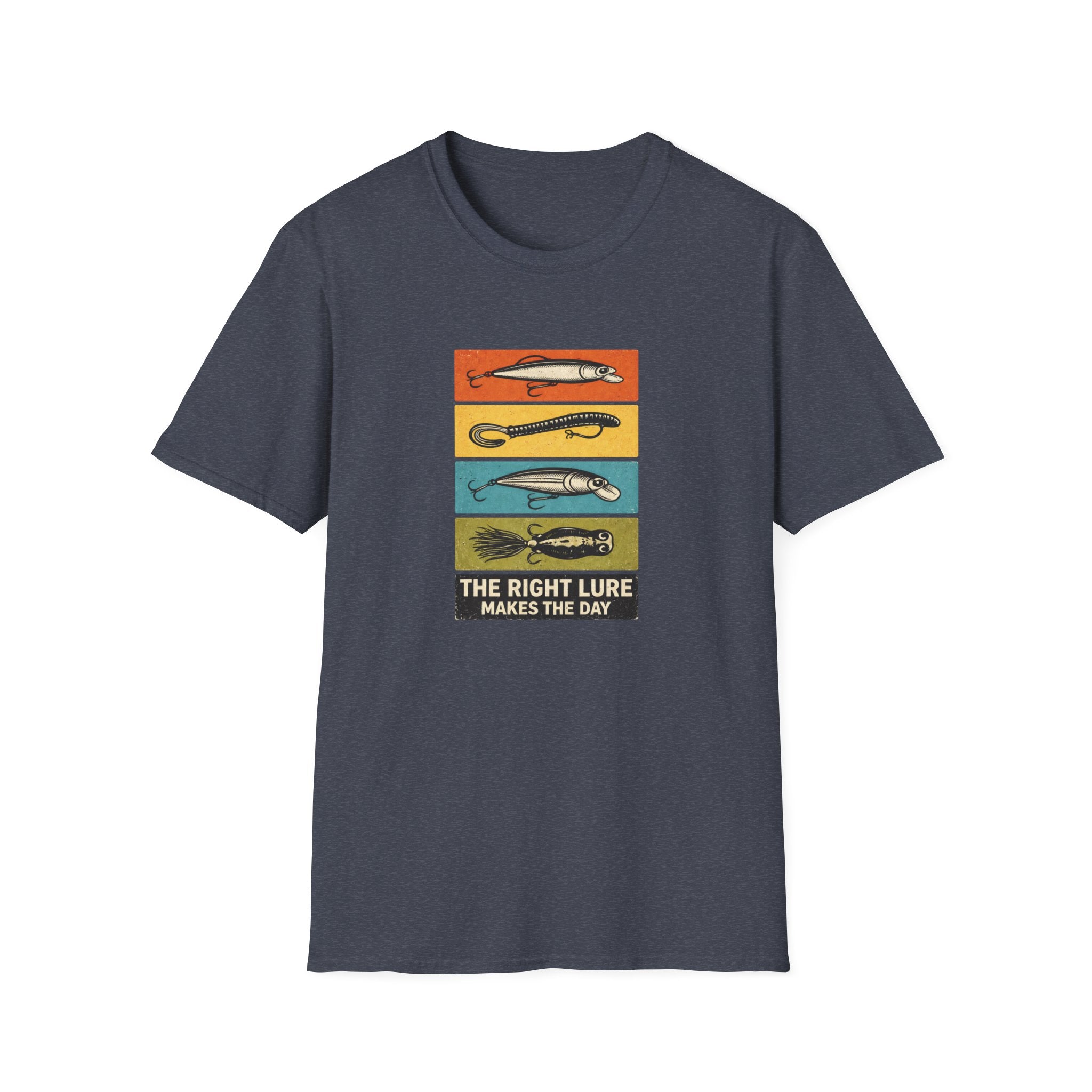"The Right Lure Makes the Day" Fishing T-Shirt