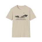 "Fishing Before Sunrise, Shielding Water Before Dawn" T-shirt