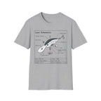 Fishing Lure Schematic T-Shirt