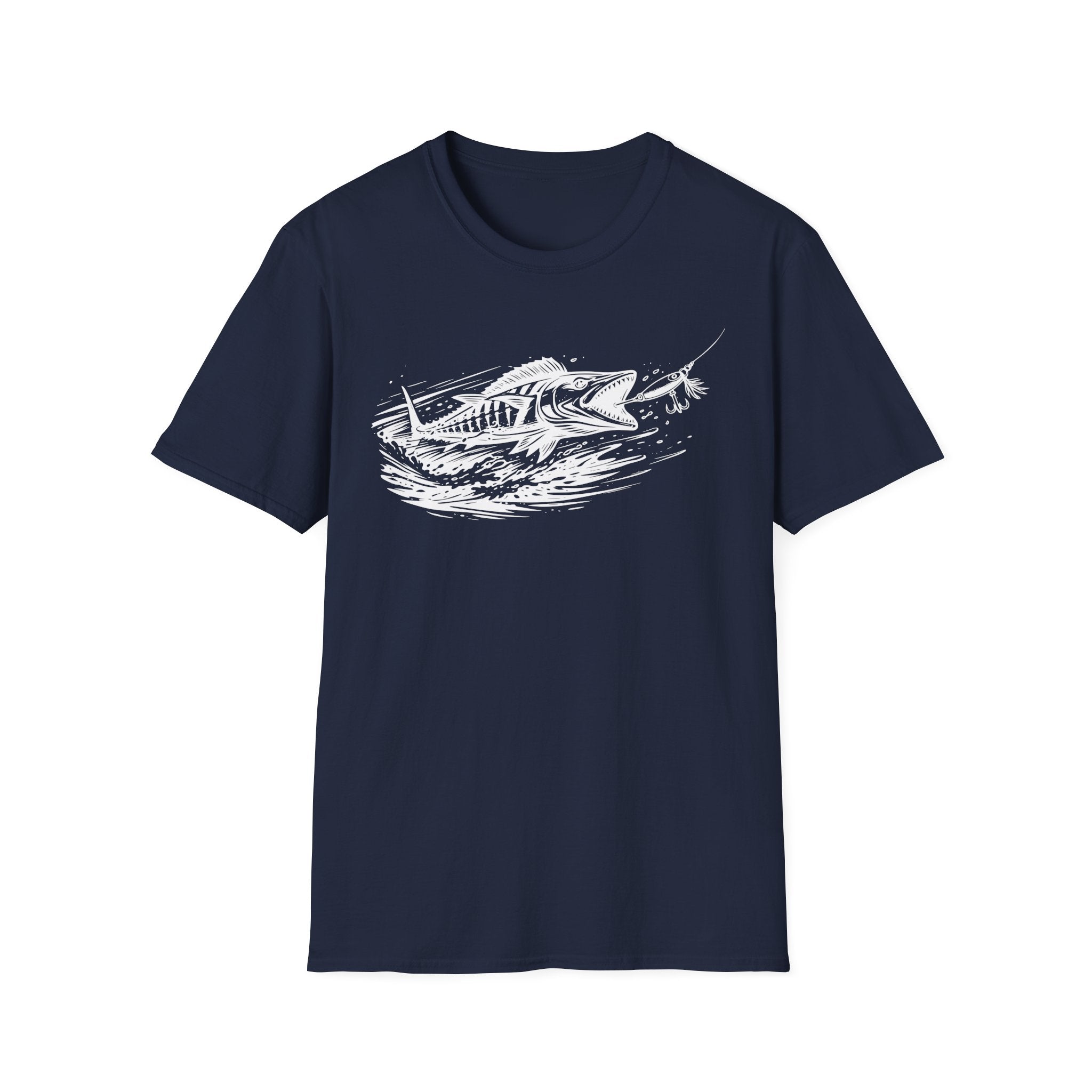 Striped Wahoo Fishing T-Shirt