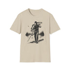 Angler Carrying Big Musky Outdoor Tee T-shirt