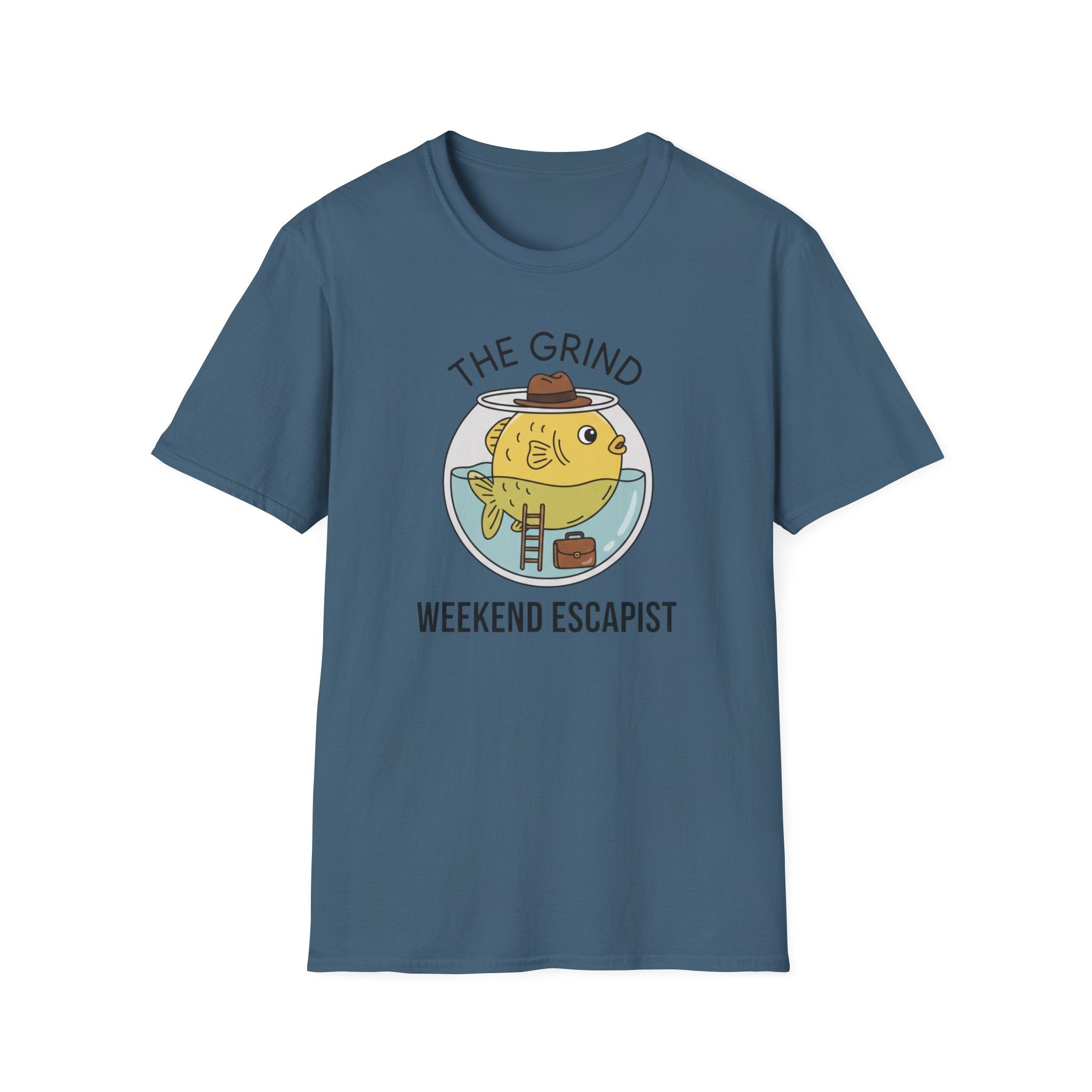 Weekend Escapist T-Shirt — The Grind Cute Fish Adventure Tee
