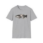 Bass Fish, waterfalls Graphic T-Shirt