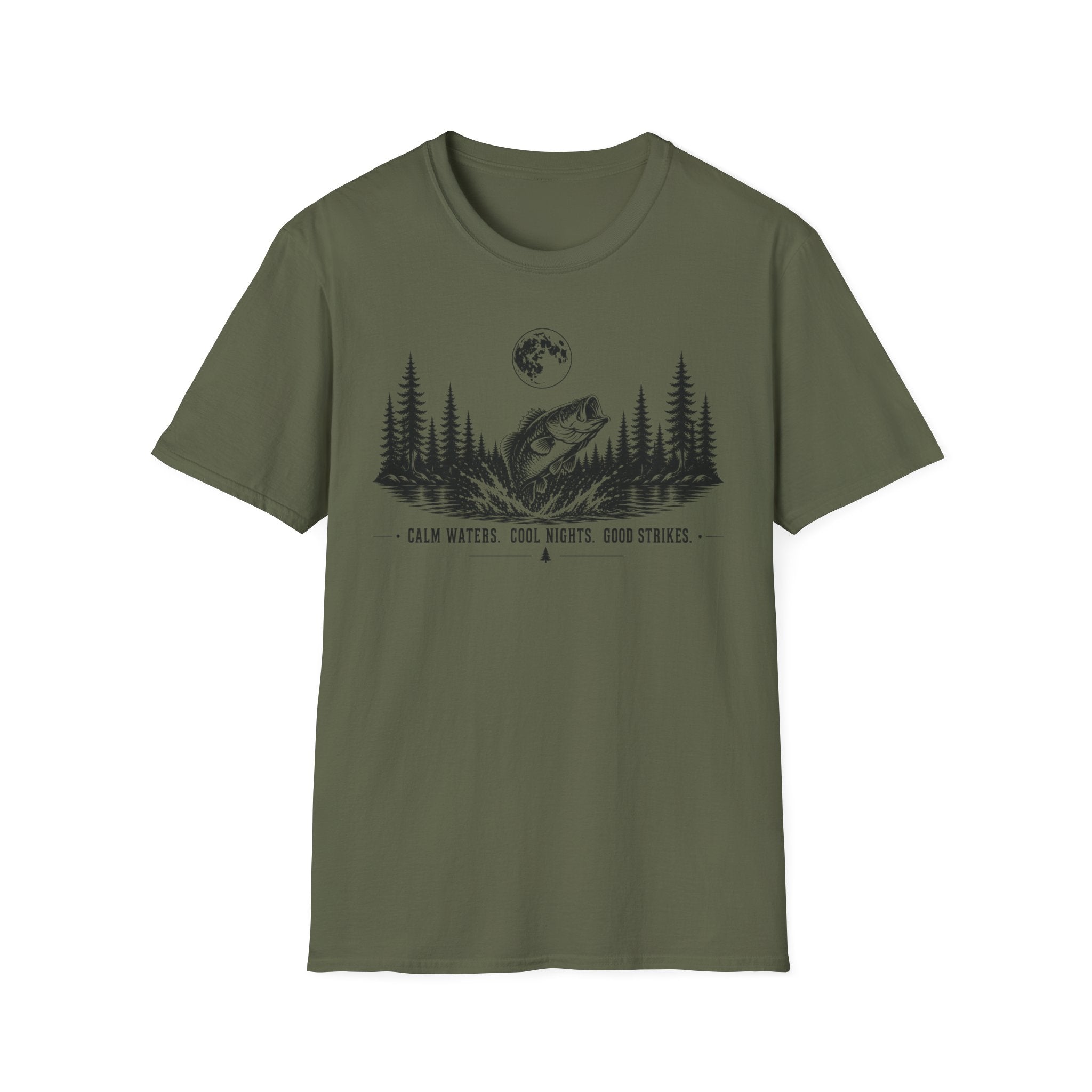 Moon Light Bass Fishing T-Shirt