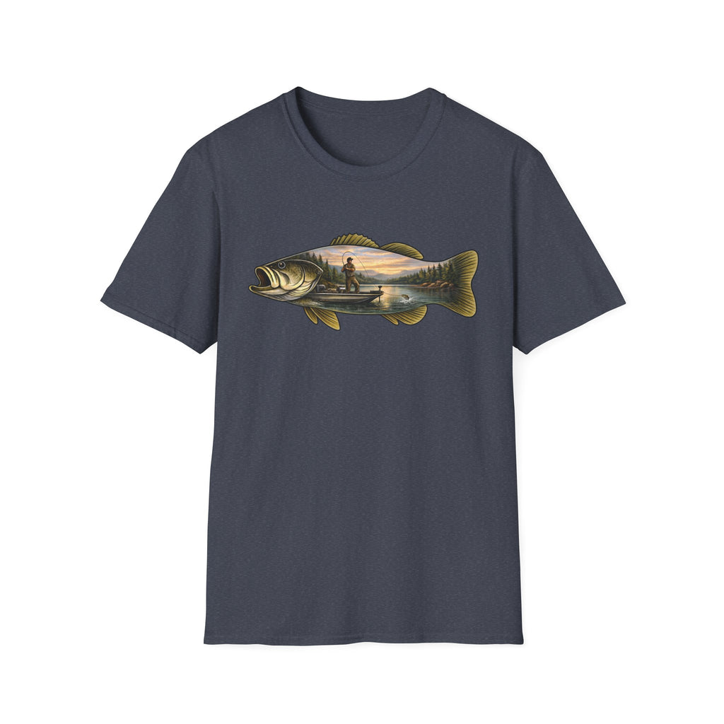 Bass Fishing Scenic T-Shirt