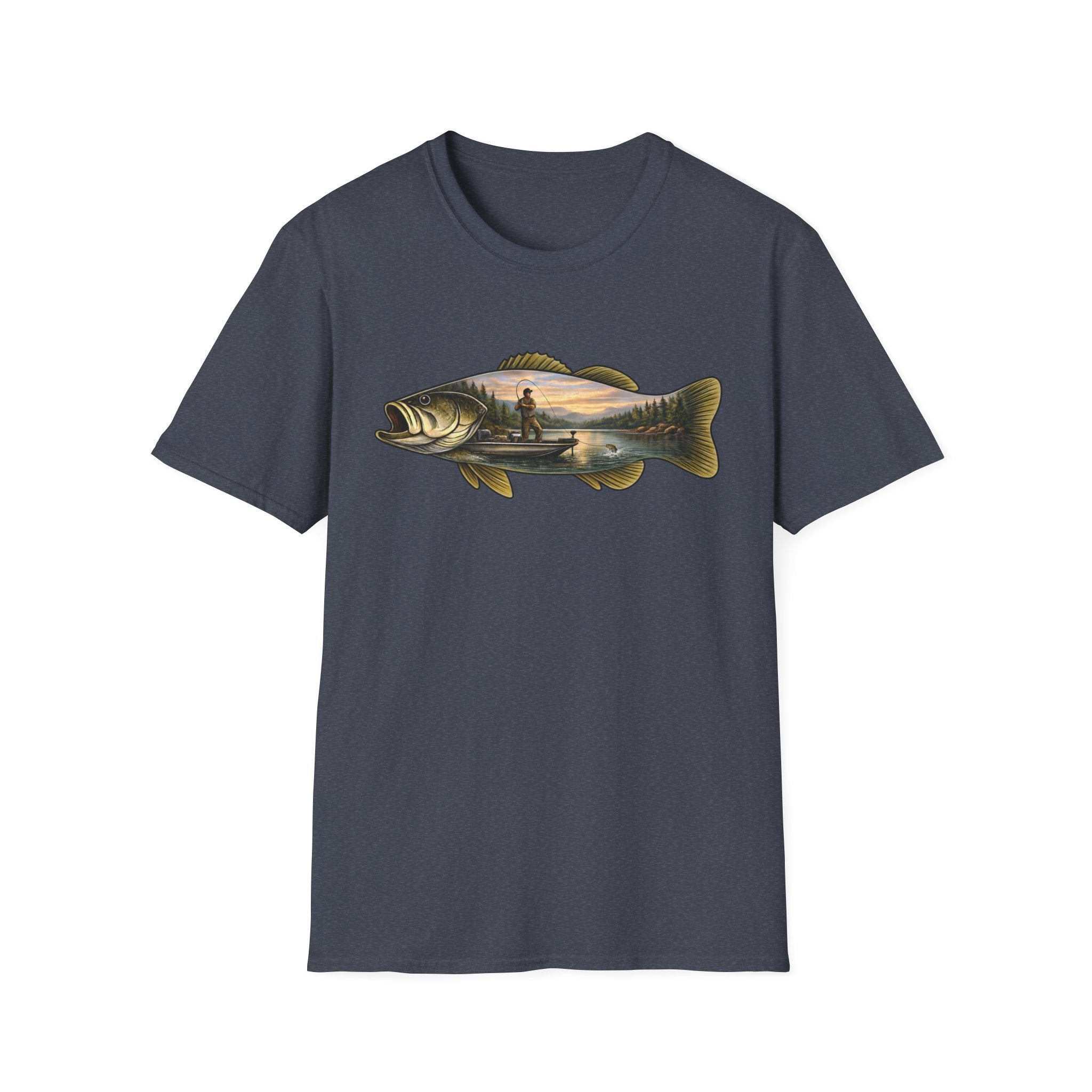 Bass Fishing Scenic T-Shirt