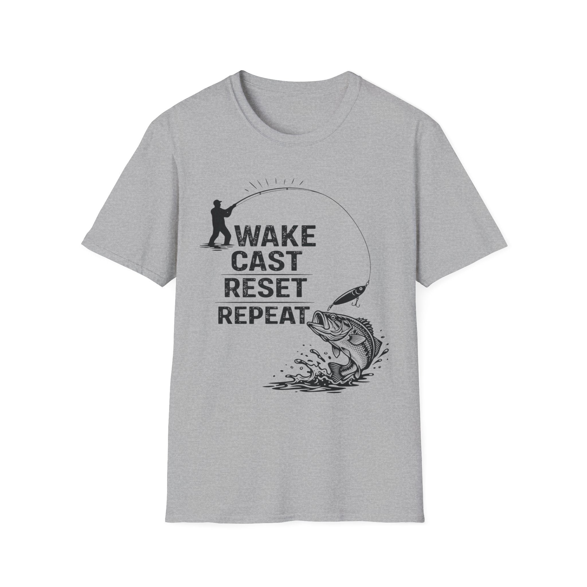 "Wake Cast Reset Repeat" T-Shirt