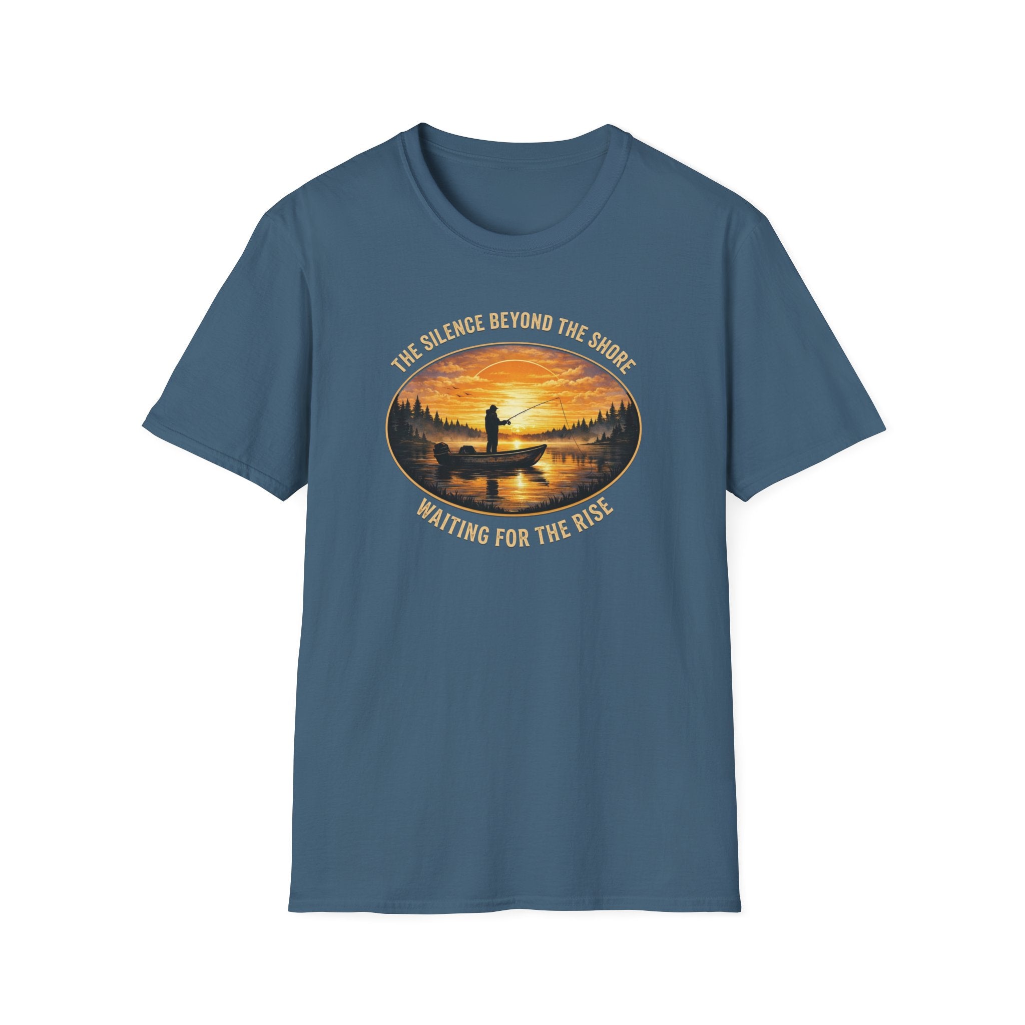 "The Silence Beyond the Shore" Fishing T-Shirt