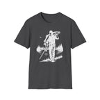 Angler Carrying Big Musky Outdoor Tee T-shirt