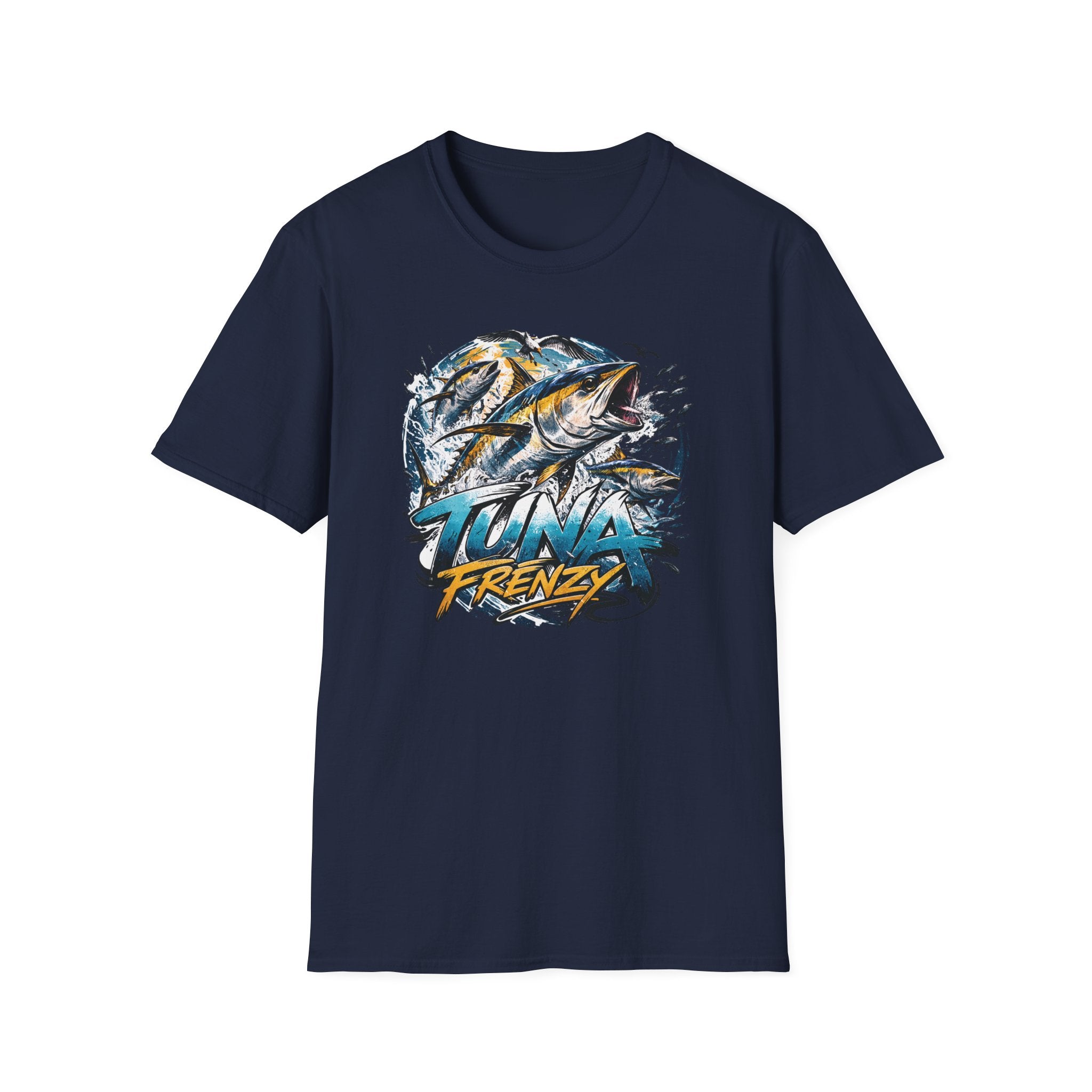 'Tuna Frenzy' Graphic Fishing T-Shirt