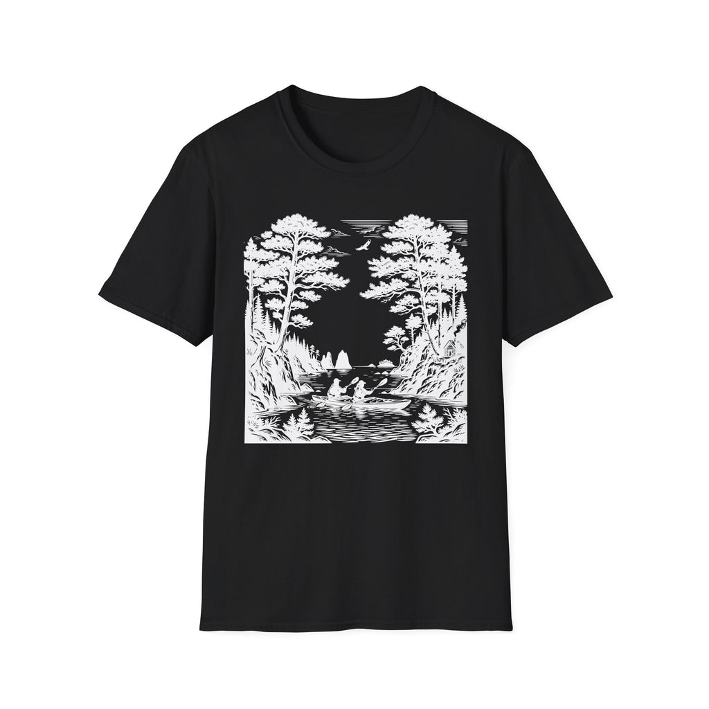Nature kayaking Scene T-Shirt