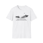 "Fishing Before Sunrise, Shielding Water Before Dawn" T-shirt