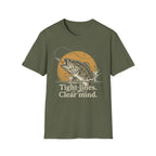 “Tight lines. Clear mind.” T-Shirt