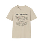 Apex Predator Bass T-Shirt — Fishing Lure Diagram Tee