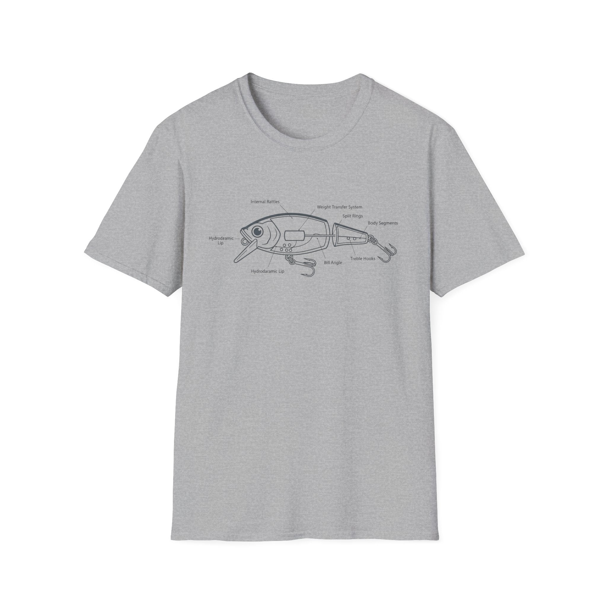 Fishing Lure Anatomy T-Shirt