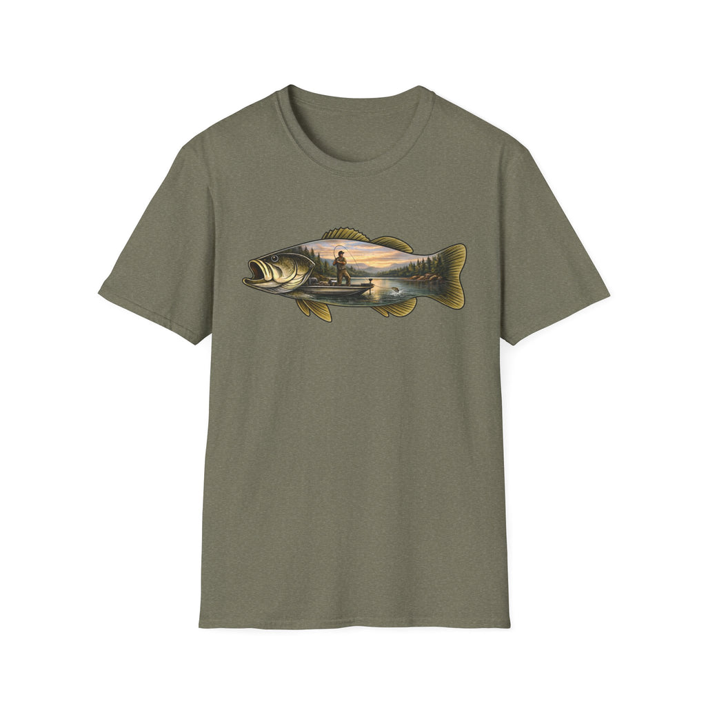 Bass Fishing Scenic T-Shirt