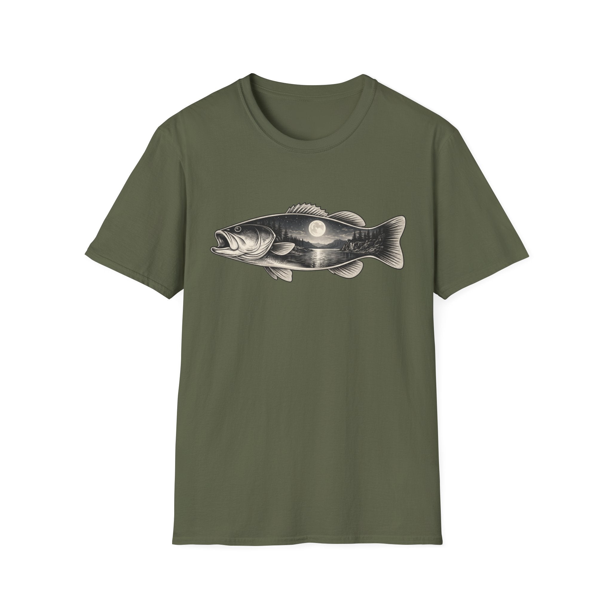 Bass Full Moon silhouette T-Shirt