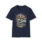 Saltwater Angler badge T-Shirt
