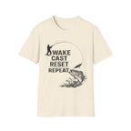 "Wake Cast Reset Repeat" T-Shirt