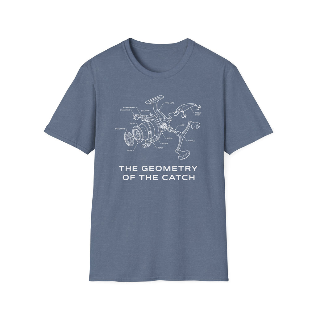 “The Geometry of the Catch” fishing T-Shirt