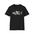 Bass Fish, waterfalls Graphic T-Shirt