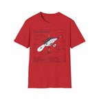 Fishing Lure Schematic T-Shirt
