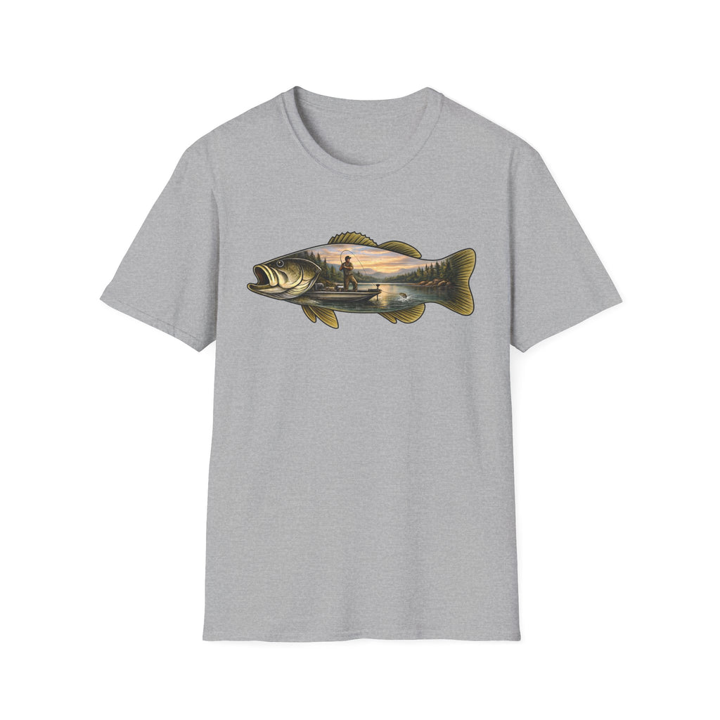 Bass Fishing Scenic T-Shirt