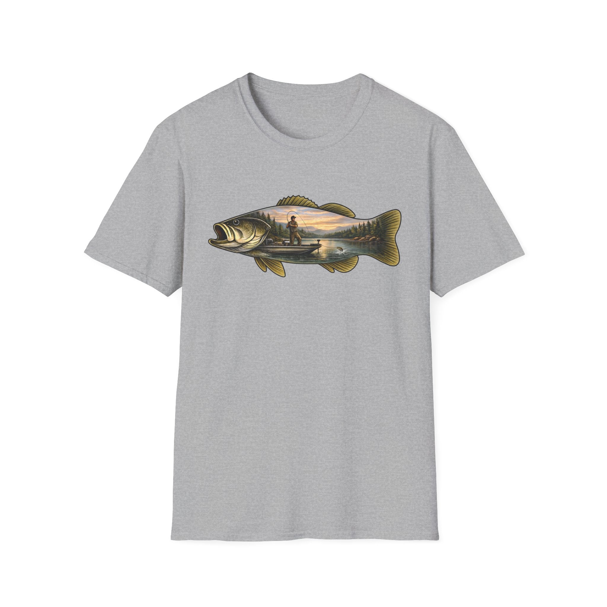 Bass Fishing Scenic T-Shirt