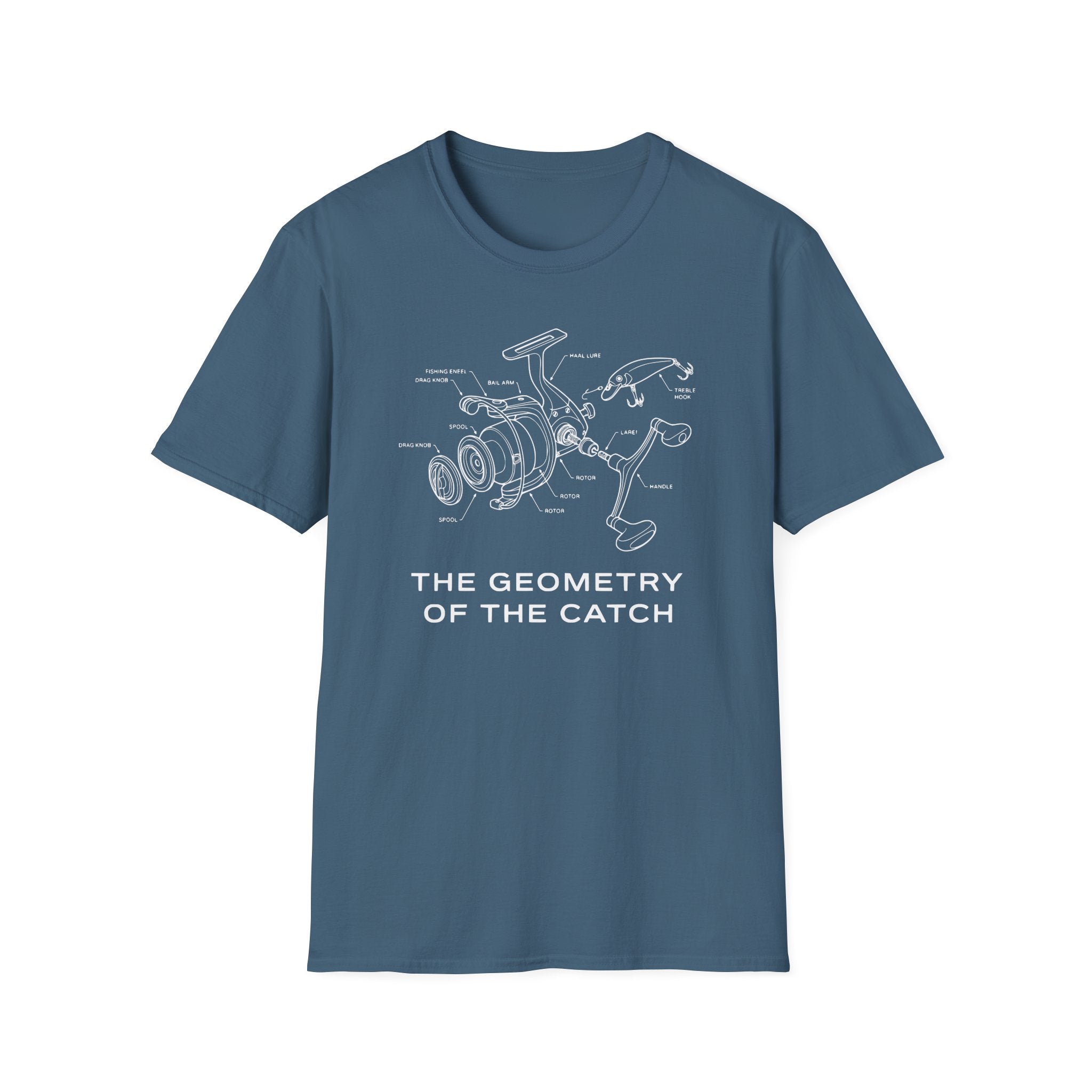 “The Geometry of the Catch” fishing T-Shirt