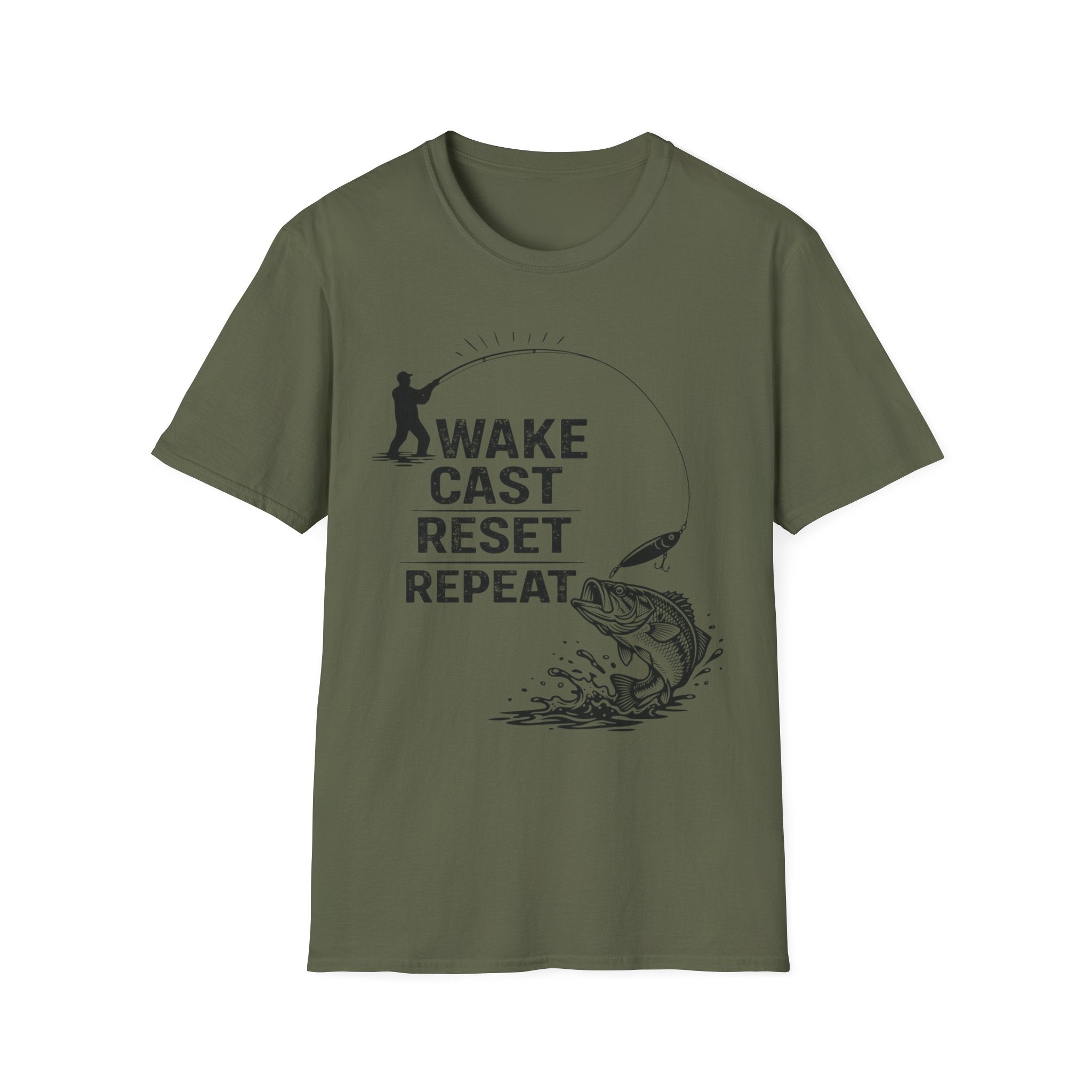"Wake Cast Reset Repeat" T-Shirt