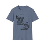 "Wake Cast Reset Repeat" T-Shirt