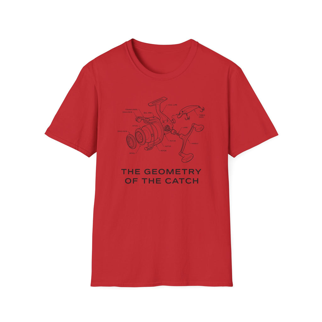 “The Geometry of the Catch” fishing T-Shirt