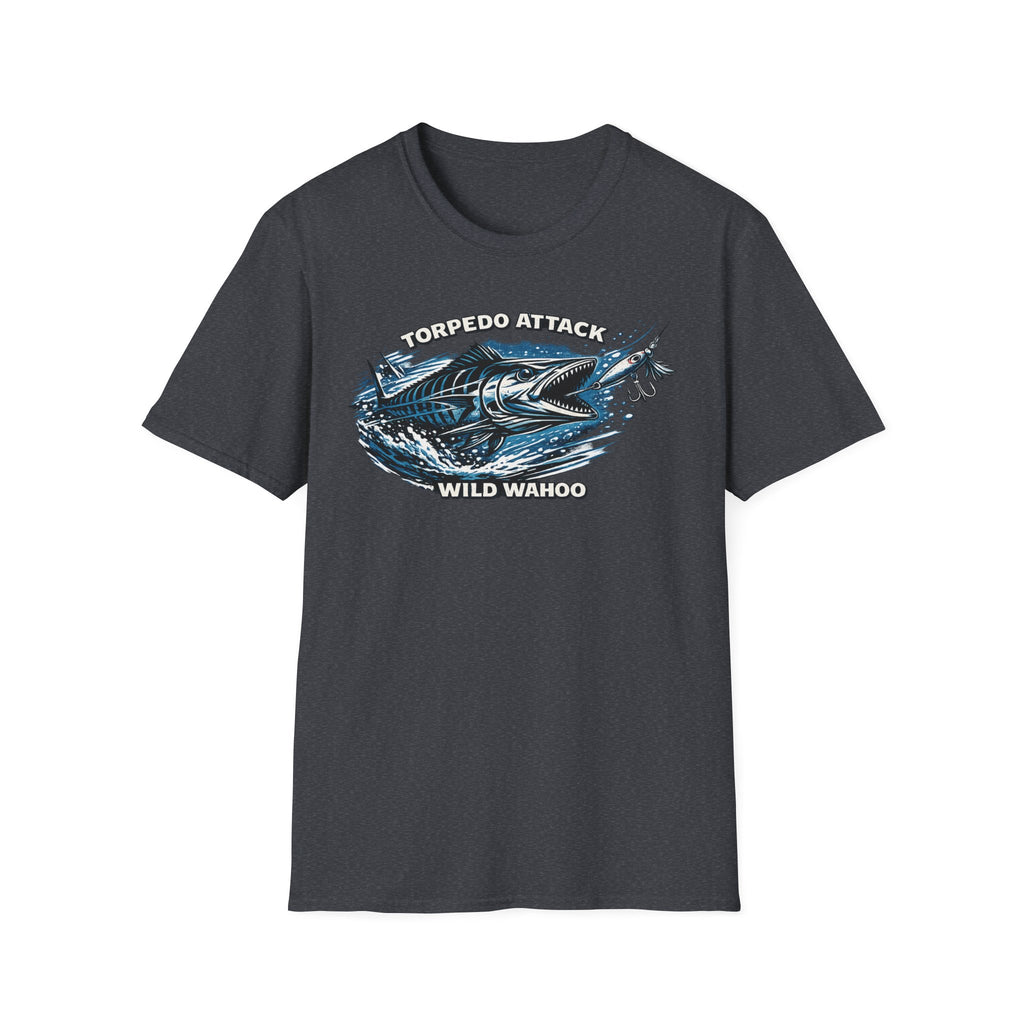 Wahoo Torpedo Attack fishing T-Shirt