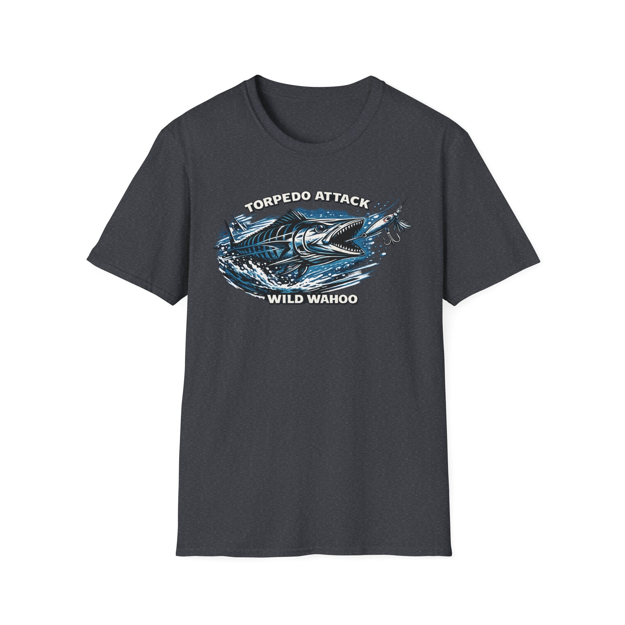 Wahoo Torpedo Attack fishing T-Shirt