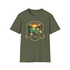 Sunrise, Coffee, Fishing, T-Shirt