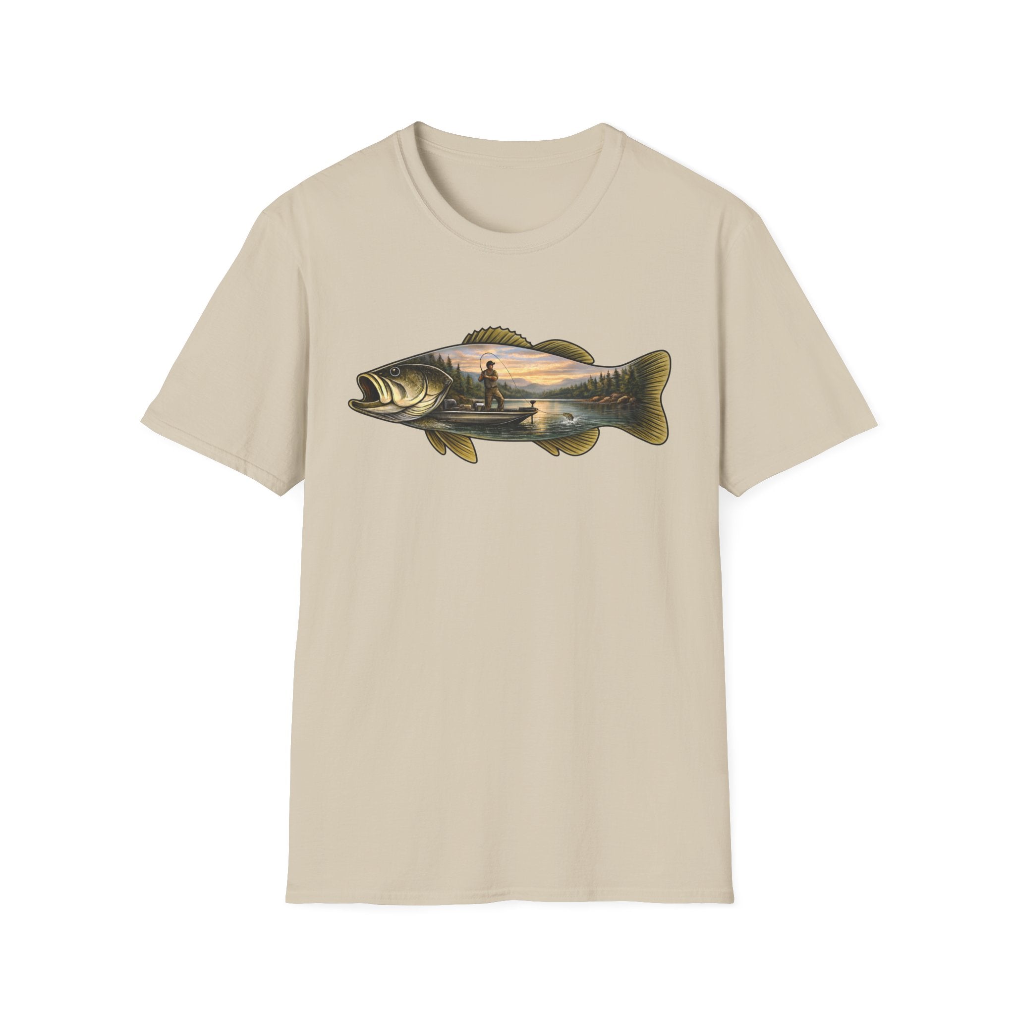 Bass Fishing Scenic T-Shirt