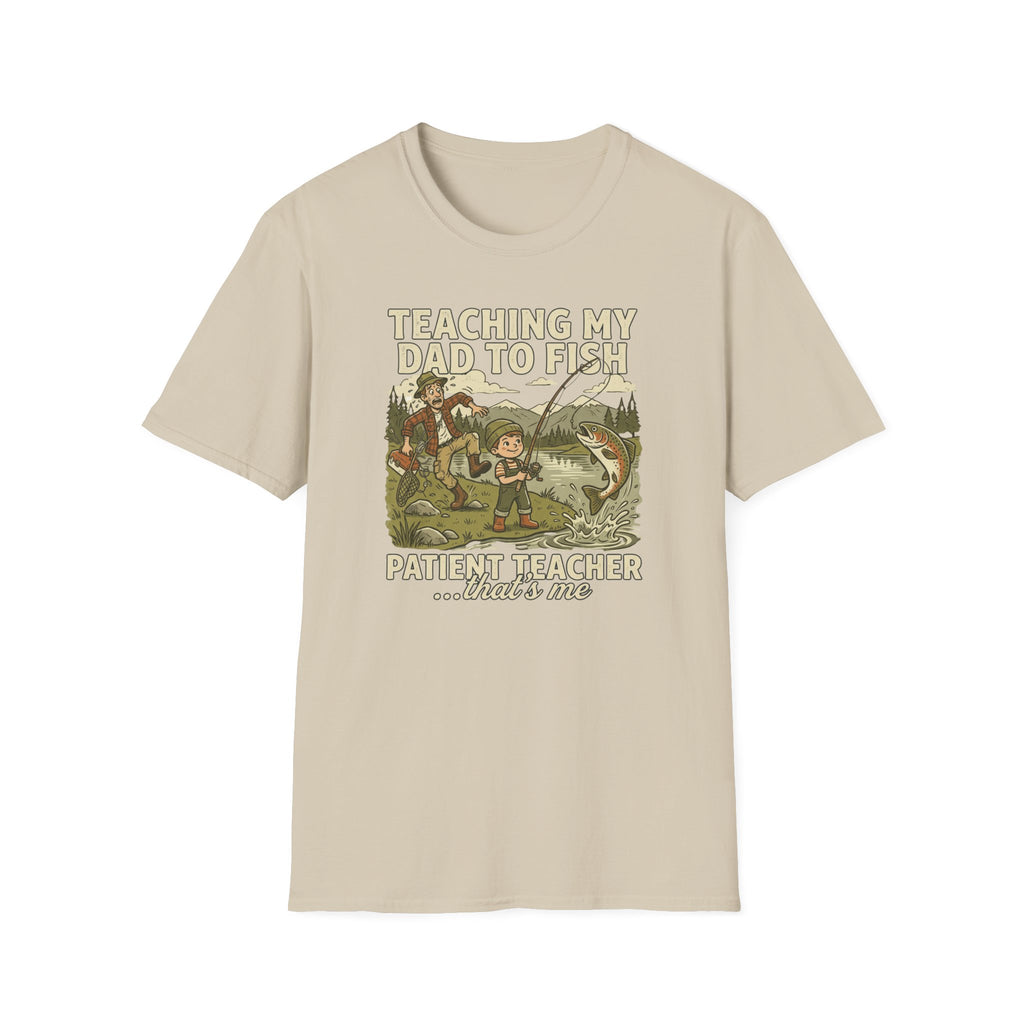 "Teaching My Dad to Fish, Fishing T-Shirt