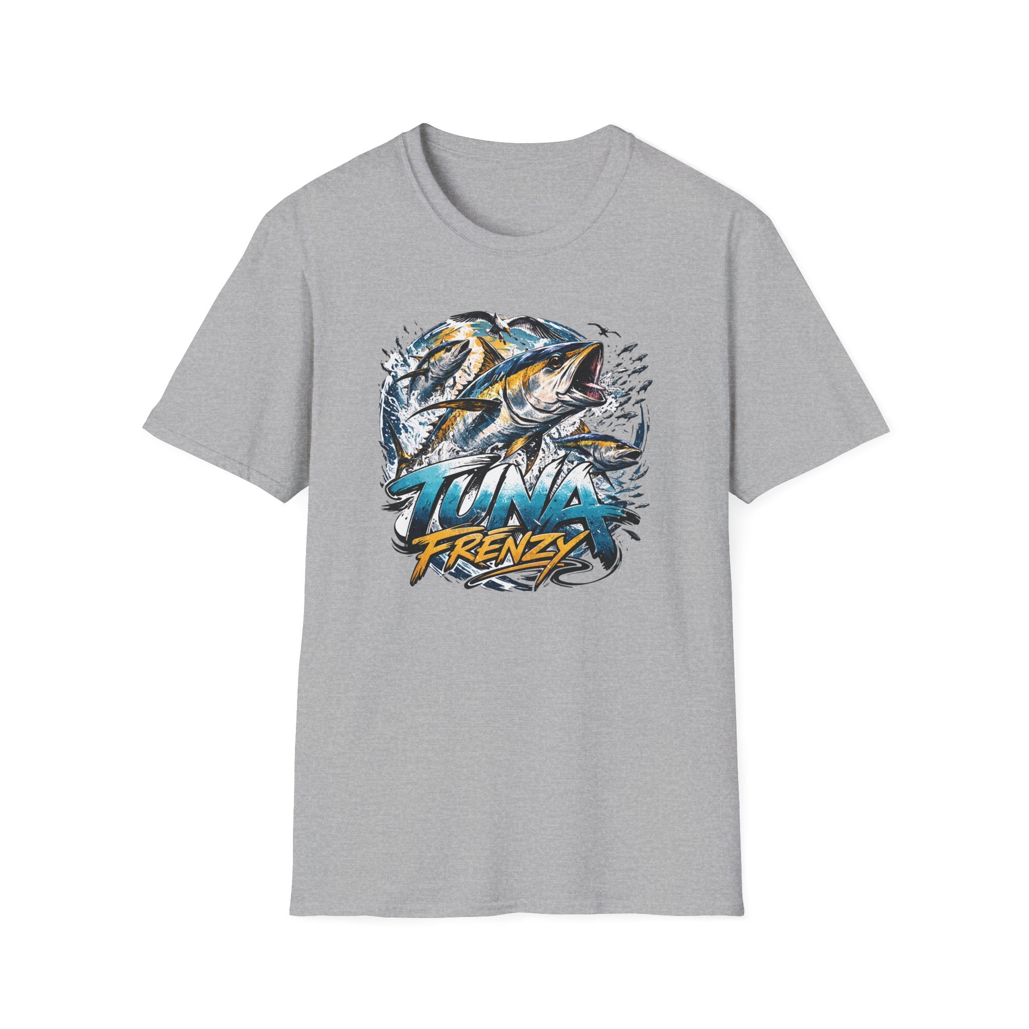 'Tuna Frenzy' Graphic Fishing T-Shirt