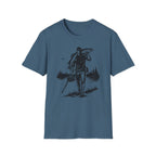 Angler caring Musky Silhouette Design T-shirt