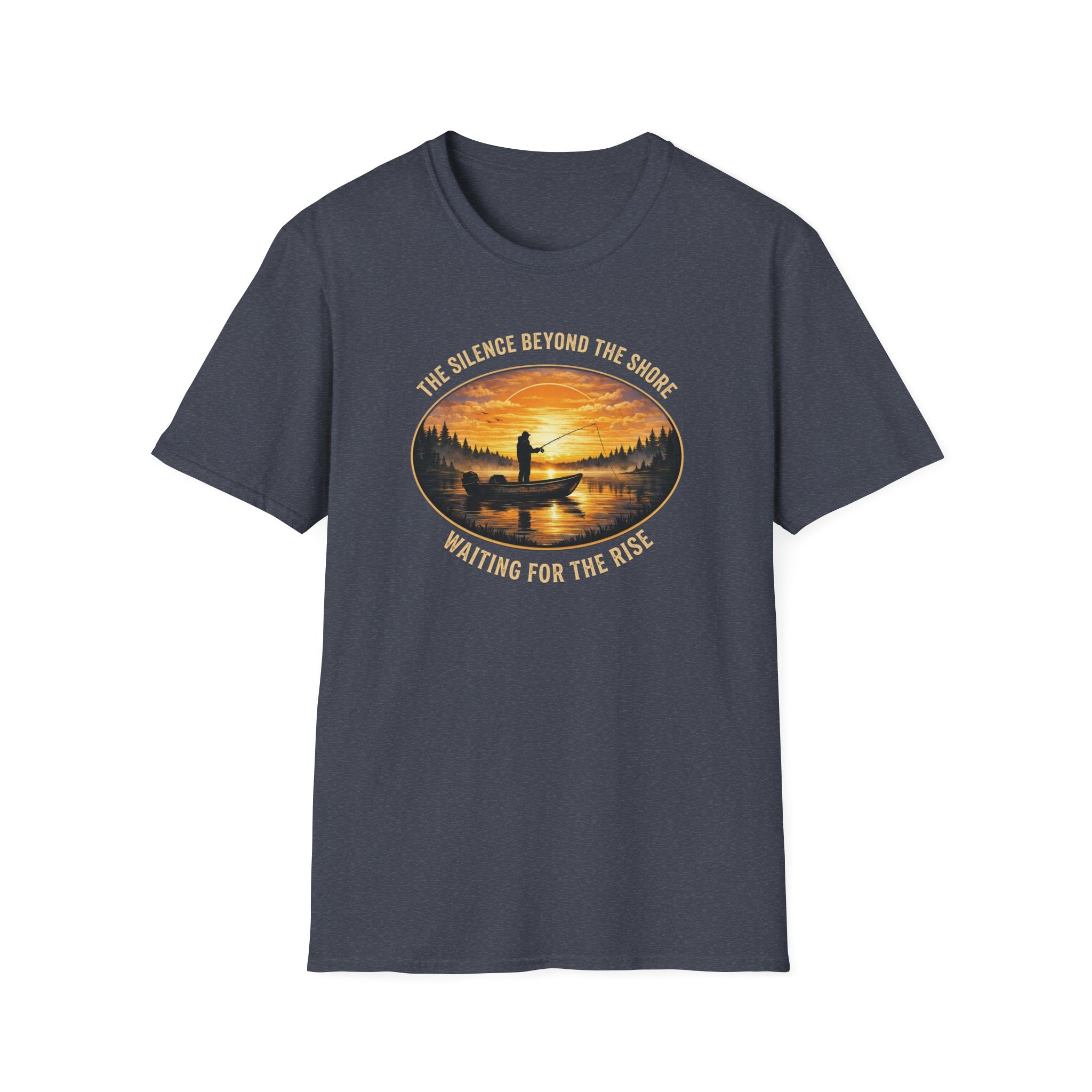 "The Silence Beyond the Shore" Fishing T-Shirt